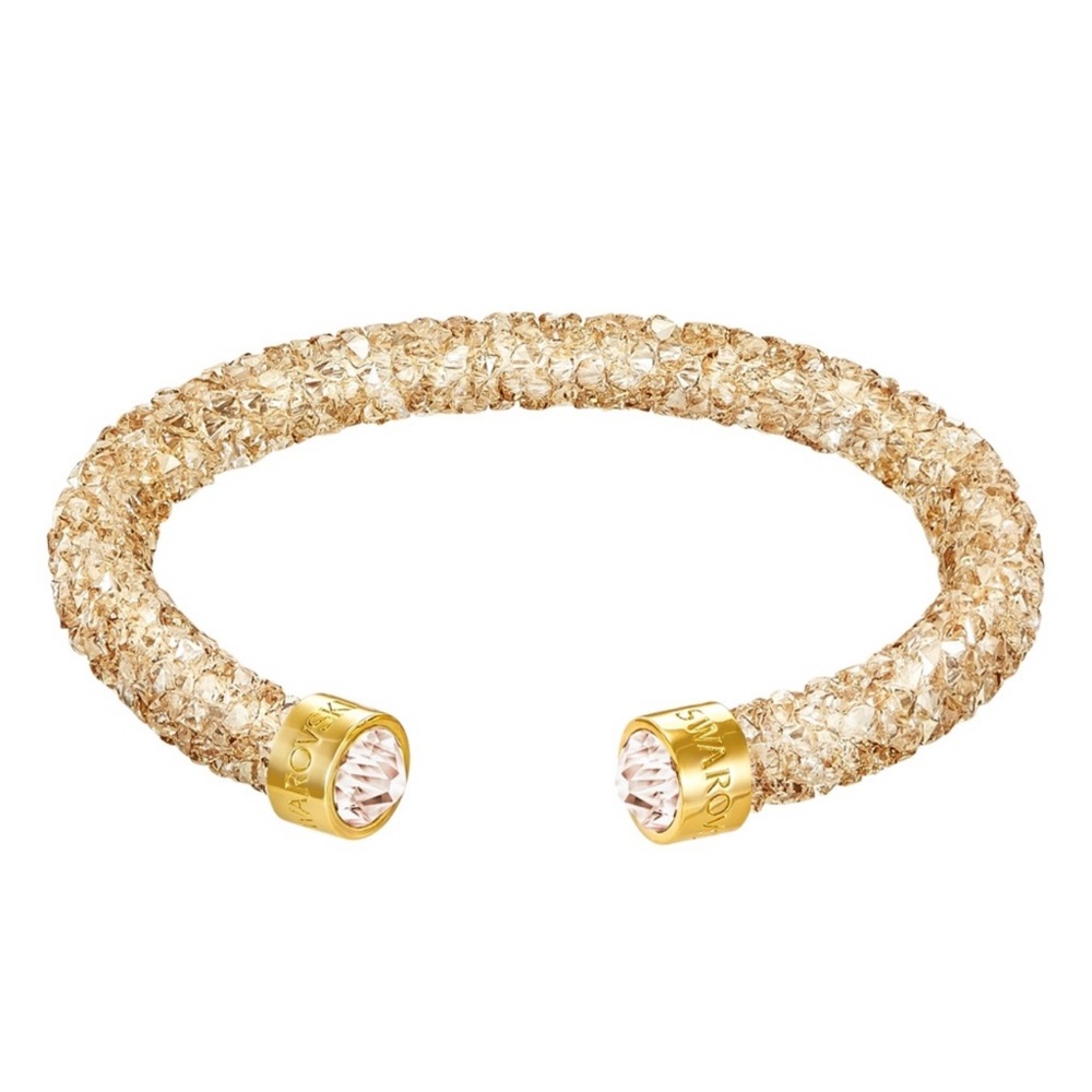 Gold Swarovski Crystaldust Cuff